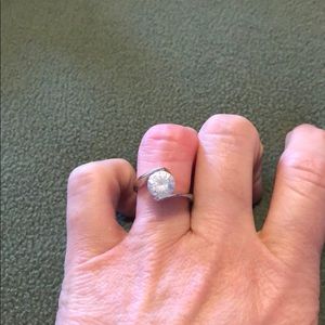 Fun fake diamond ring, size 5